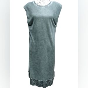 Dantelle sage green sleeveless dress Size M